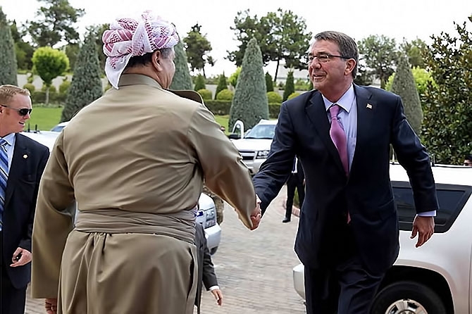 ABD Savunma Bakanı'nın Hewler ziyareti galerisi resim 3