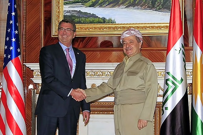 ABD Savunma Bakanı'nın Hewler ziyareti galerisi resim 4