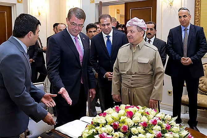 ABD Savunma Bakanı'nın Hewler ziyareti galerisi resim 6