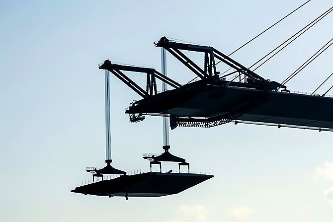 3. Köprü'de tabliye montajının yarısı tamam galerisi resim 17