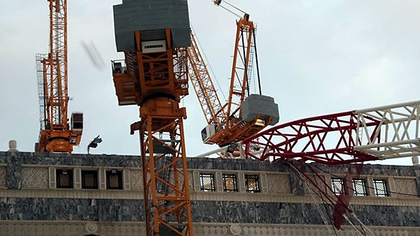 Fotoğraflarla Kabe'de vinç kazası galerisi resim 2