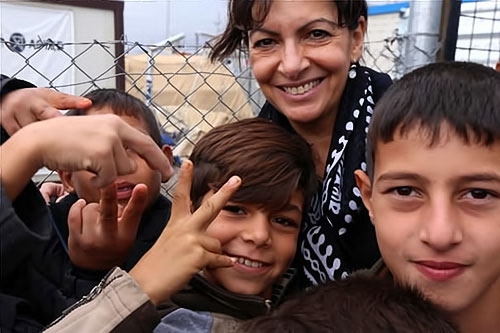 Paris Belediye Başkanı Hewler'de sığınmacı'larla galerisi resim 10