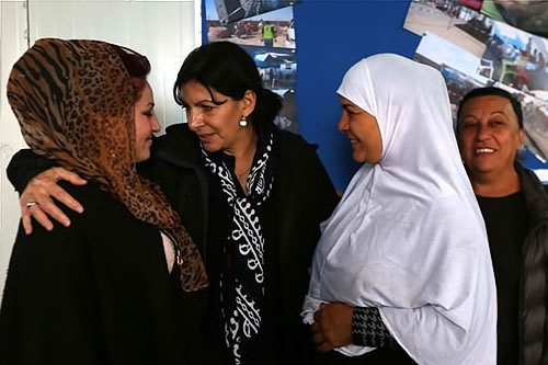 Paris Belediye Başkanı Hewler'de sığınmacı'larla galerisi resim 4