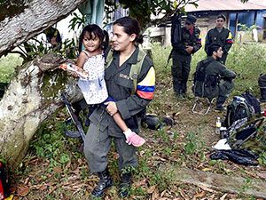 Kolombiyalı savaşçı anneler
