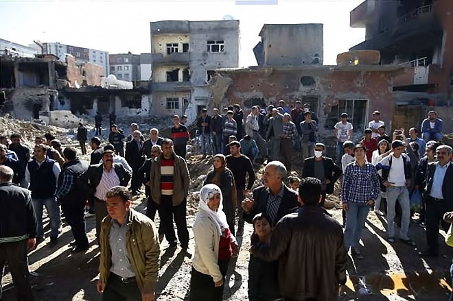 Fotoğraflarla Cizre'de yasak sonrası ilk gün galerisi resim 52