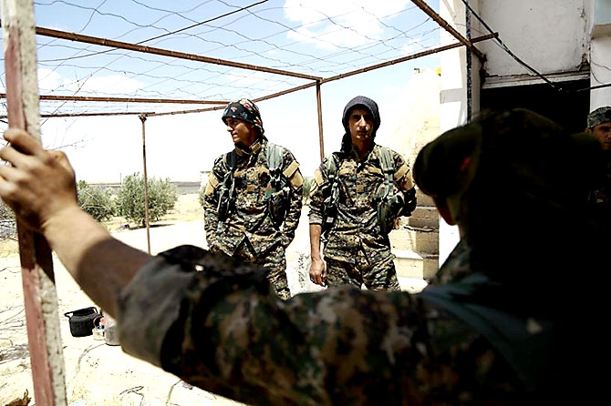 'YPG armalı' ABD askerleri galerisi resim 14