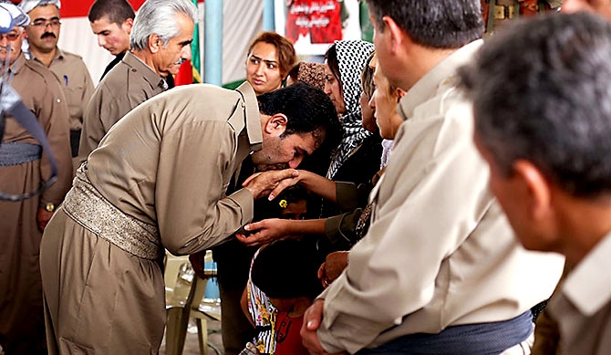 İran’la çatışmada hayatını kaybeden 6 KDP-İ Peşmergesi için taziye galerisi resim 14