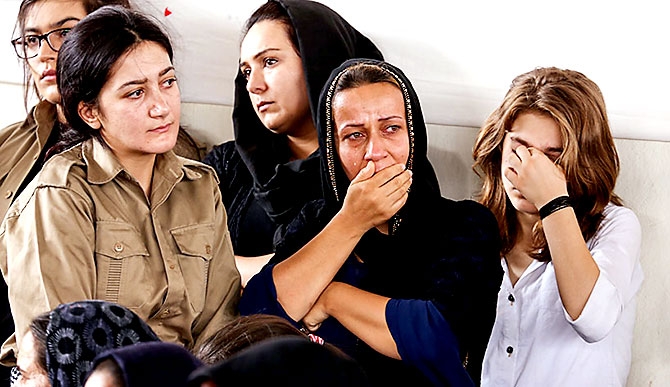 İran’la çatışmada hayatını kaybeden 6 KDP-İ Peşmergesi için taziye galerisi resim 7