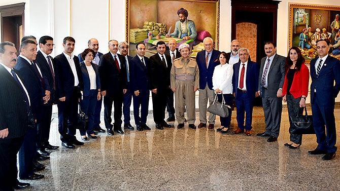 Fotoğraflarla HDP heyetinin Kürdistan ziyareti galerisi resim 16
