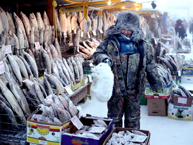 Dünyanın en soğuk şehri Yakutsk'da hayat galerisi resim 10