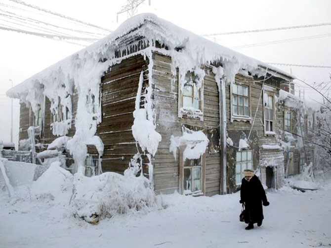 Dünyanın en soğuk şehri Yakutsk'da hayat galerisi resim 11