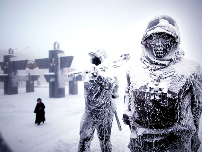 Dünyanın en soğuk şehri Yakutsk'da hayat galerisi resim 12