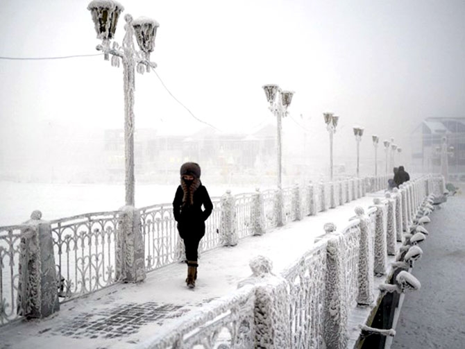 Dünyanın en soğuk şehri Yakutsk'da hayat galerisi resim 6