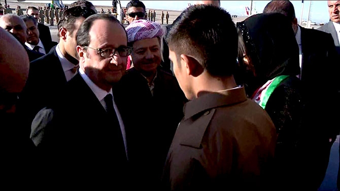 Fransa Cumhurbaşkanı Hollande Hewler'de galerisi resim 8