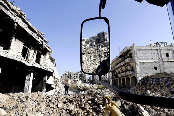 Suriye’nin Halep kentinden geriye kalanlar galerisi resim 11