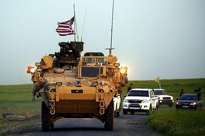 ABD zırhlıları Rojava-Türkiye sınırında galerisi resim 10