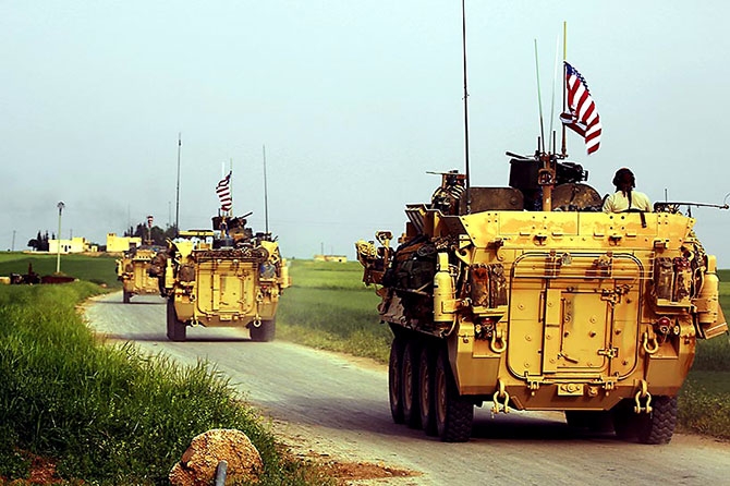 ABD zırhlıları Rojava-Türkiye sınırında galerisi resim 12