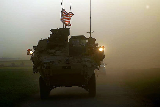 ABD zırhlıları Rojava-Türkiye sınırında galerisi resim 2