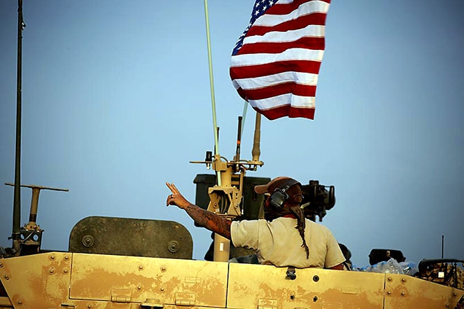 ABD zırhlıları Rojava-Türkiye sınırında galerisi resim 3