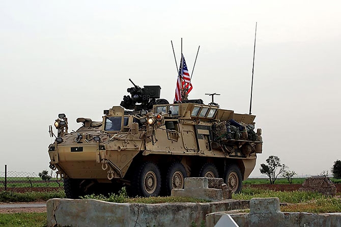 ABD zırhlıları Rojava-Türkiye sınırında galerisi resim 4