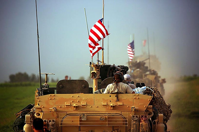 ABD zırhlıları Rojava-Türkiye sınırında galerisi resim 5