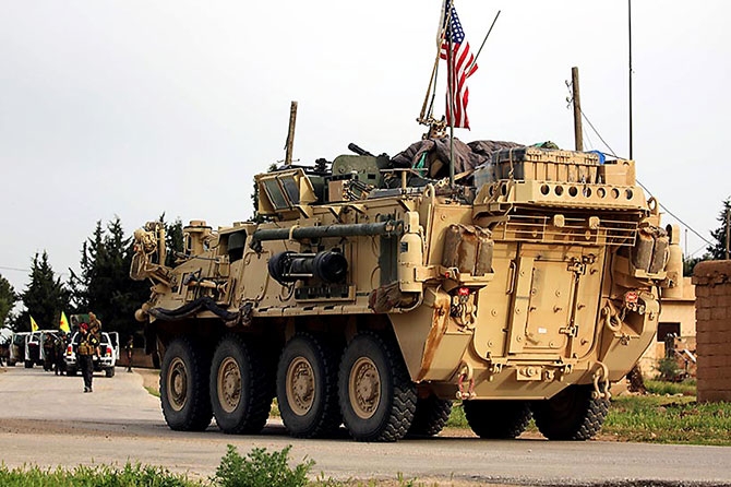ABD zırhlıları Rojava-Türkiye sınırında galerisi resim 6