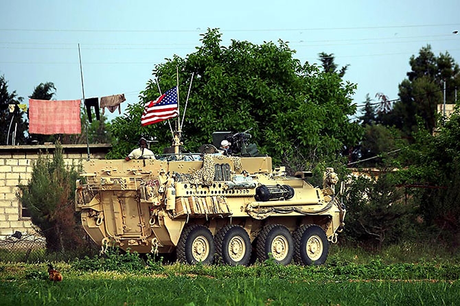 ABD zırhlıları Rojava-Türkiye sınırında galerisi resim 7