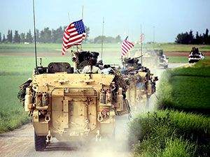 ABD zırhlıları Rojava-Türkiye sınırında