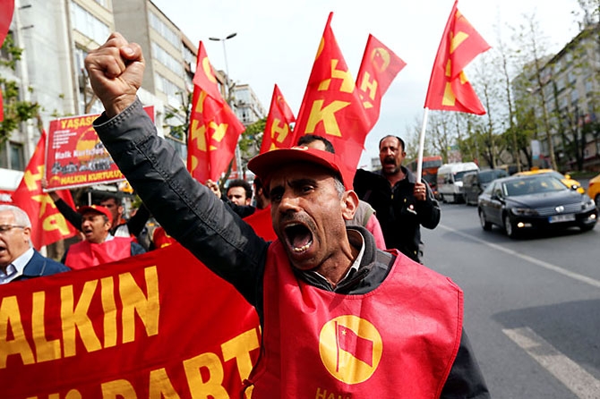 Reuters kareleriyle İstanbul’da 1 Mayıs galerisi resim 18