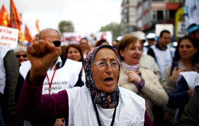 Reuters kareleriyle İstanbul’da 1 Mayıs galerisi resim 5