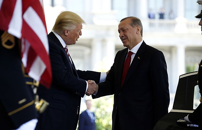 Reuters fotoğraflarıyla Trump-Erdoğan görüşmesi galerisi resim 1