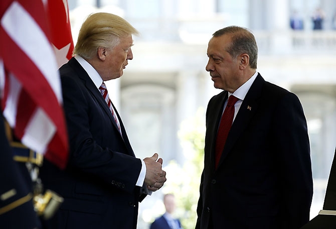 Reuters fotoğraflarıyla Trump-Erdoğan görüşmesi galerisi resim 8