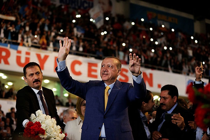 Reuters kareleriyle Erdoğan’ın ‘partiye dönüş’ kongresi galerisi resim 10
