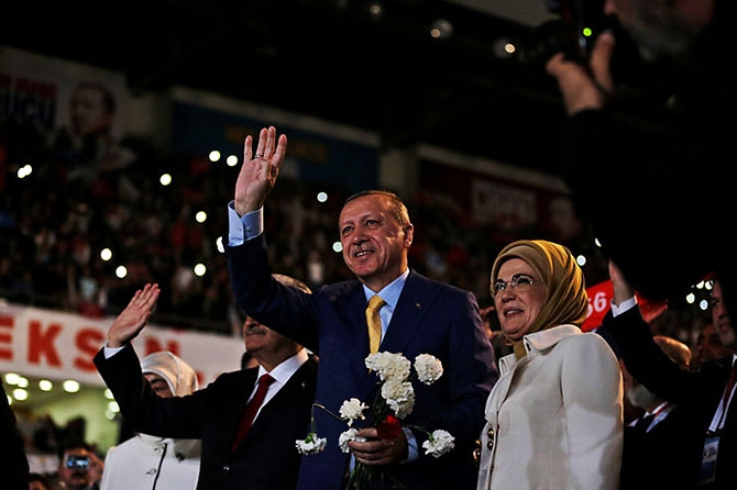 Reuters kareleriyle Erdoğan’ın ‘partiye dönüş’ kongresi galerisi resim 12