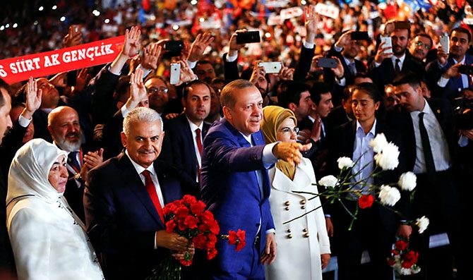 Reuters kareleriyle Erdoğan’ın ‘partiye dönüş’ kongresi galerisi resim 17