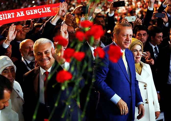 Reuters kareleriyle Erdoğan’ın ‘partiye dönüş’ kongresi galerisi resim 18