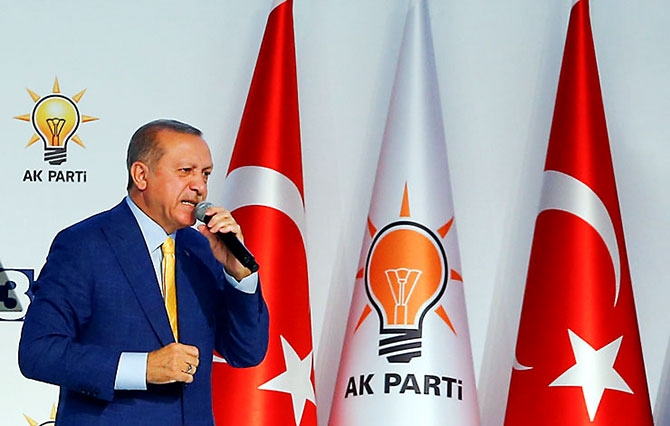 Reuters kareleriyle Erdoğan’ın ‘partiye dönüş’ kongresi galerisi resim 25