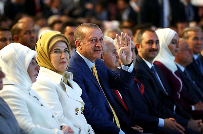 Reuters kareleriyle Erdoğan’ın ‘partiye dönüş’ kongresi galerisi resim 3