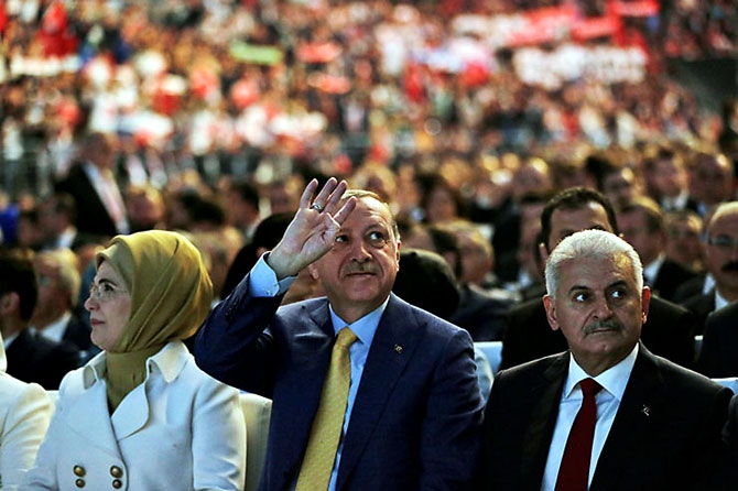 Reuters kareleriyle Erdoğan’ın ‘partiye dönüş’ kongresi galerisi resim 8