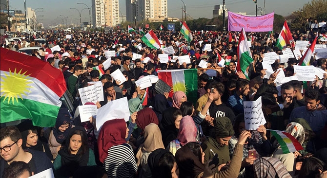 Kürdistan halkı İbadi'yi protesto etti galerisi resim 12