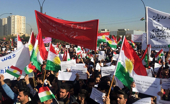 Kürdistan halkı İbadi'yi protesto etti galerisi resim 5