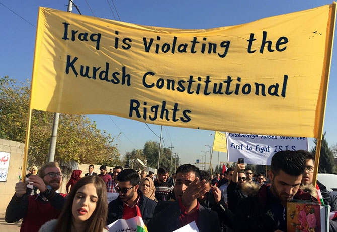 Kürdistan halkı İbadi'yi protesto etti galerisi resim 7