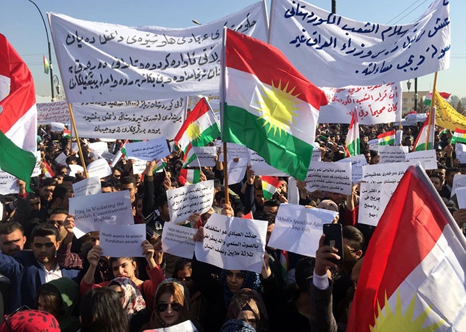 Kürdistan halkı İbadi'yi protesto etti galerisi resim 8