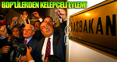 BDP'liler Meclis'te eylem yaptı!