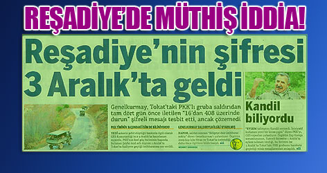 Reşadiye baskınında müthiş iddia!
