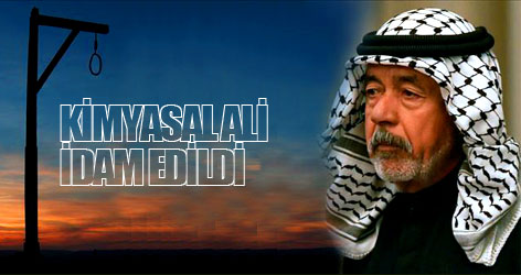 Kimyasal Ali idam edildi