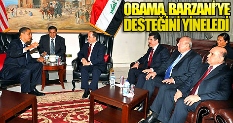 Obama, Barzani’ye desteğini yineledi