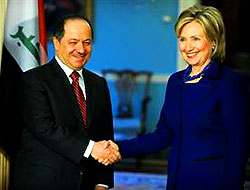 Clinton Barzani ile görüştü