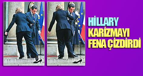 Hillary karizmayı fena çizdirdi