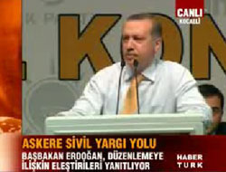 Erdoğan Baykal'a fena yüklendi
